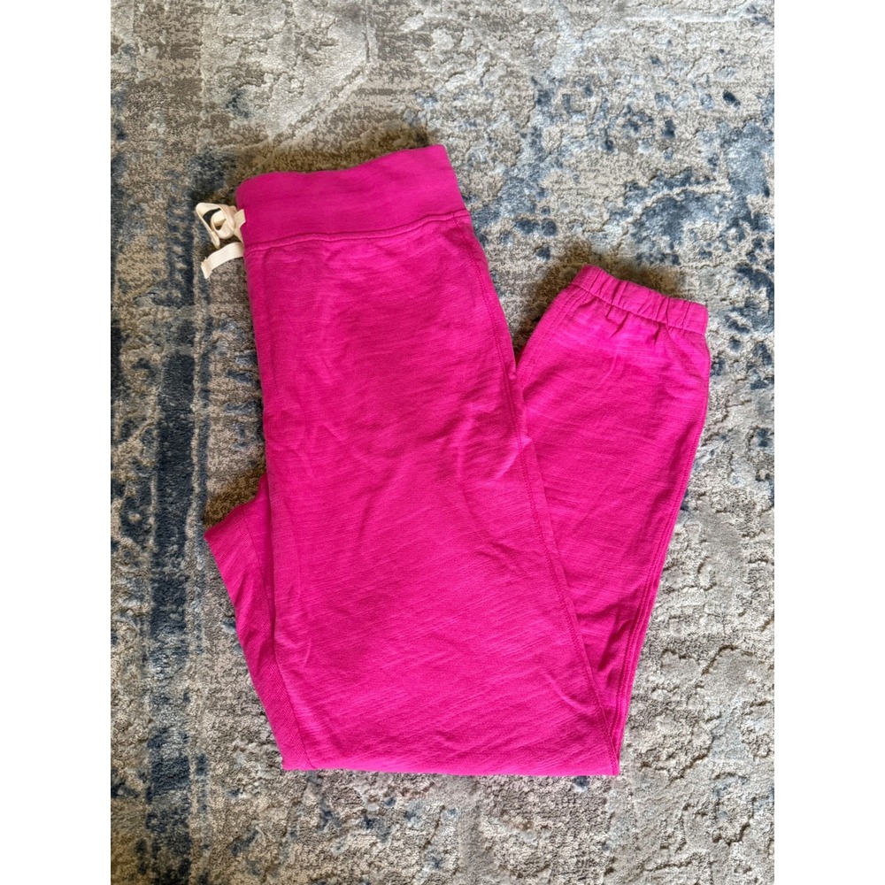 J.Crew Jogger Sweatpants Women's M Pink Cotton Lounge Pants
